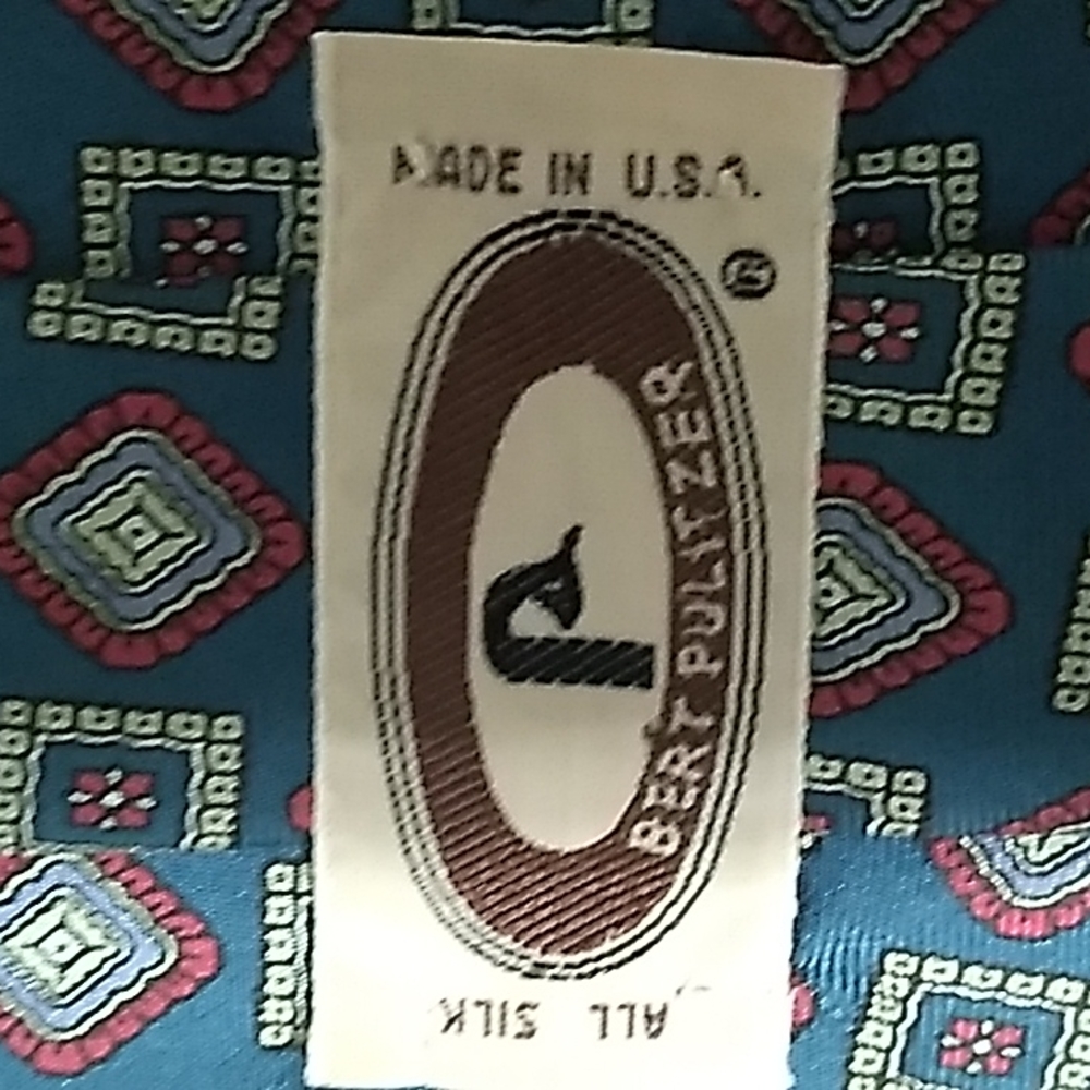 Burt Pulitzer vintage Tie - Picture 3 of 8